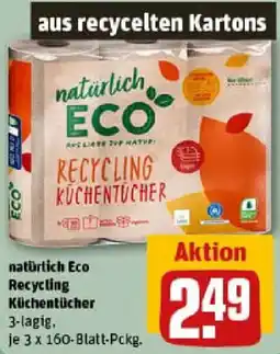 REWE natürlich Eco Recycling Küchentücher Angebot