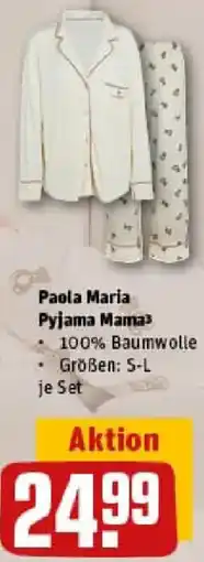 REWE Paola Maria Pyjama Mama Angebot