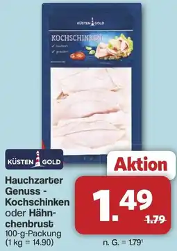 Famila Nord West KÜSTEN GOLD Hauchzarter Genuss Kochschinken oder Hähnchenbrust Angebot