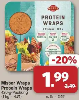 Famila Nord West Mister Wraps Protein Wraps Angebot