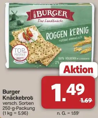 Famila Nord West Burger Knäckebrot Angebot