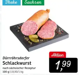 KONSUM Dürrröhrsdorfer Schlackwurst Angebot
