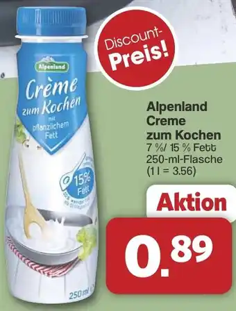 Famila Nord West Alpenland Creme zum Kochen Angebot