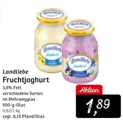 KONSUM Landliebe Fruchtjoghurt Angebot