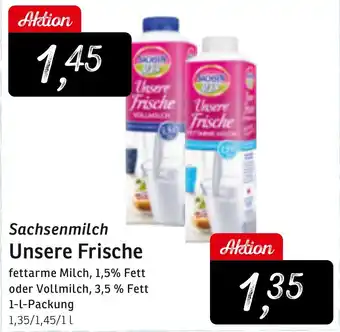 KONSUM Sachsenmilch Unsere Frische Angebot