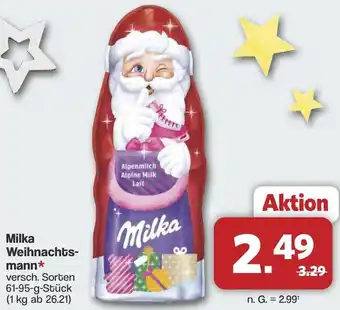 Famila Nord West Milka Weihnachtsmann Angebot