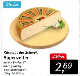KONSUM Käse aus der Schweiz Appenzeller Angebot