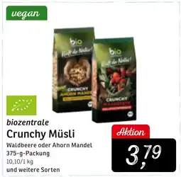 KONSUM biozentrale Crunchy Müsli Angebot