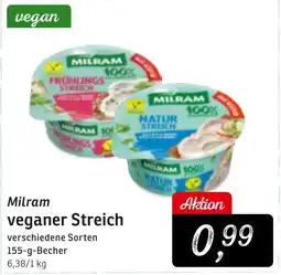 KONSUM Milram veganer Streich Angebot