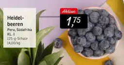 KONSUM Heidelbeeren Angebot