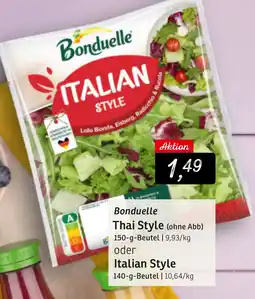 KONSUM Bonduelle Thai Style oder Italian Style Angebot