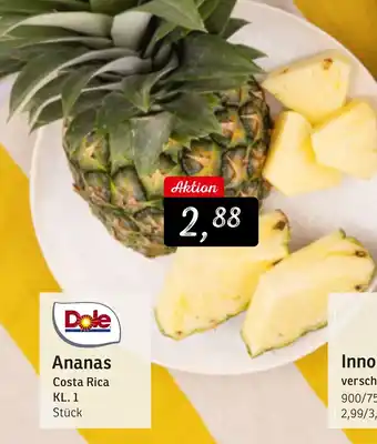 KONSUM Dole Ananas Costa Rica Angebot