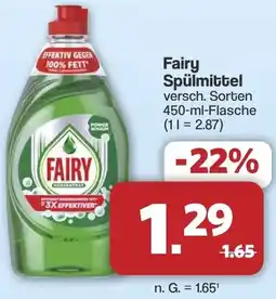 Famila Nord West Fairy Spülmittel Angebot