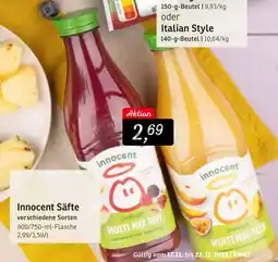 KONSUM Innocent Säfte Angebot