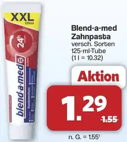 Famila Nord West Blend-a-med Zahnpasta Angebot