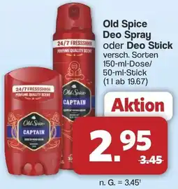 Famila Nord West Old Spice Deo Spray oder Deo Stick Angebot