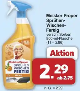 Famila Nord West Meister Proper Sprühen Wischen Fertig Angebot