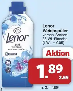 Famila Nord West Lenor Weichspüler Angebot