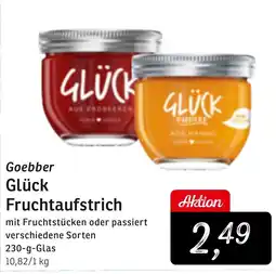 KONSUM Goebber Glück Fruchtaufstrich Angebot
