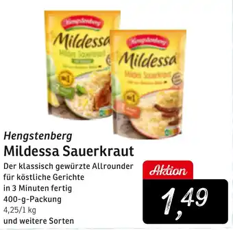 KONSUM Hengstenberg Mildessa Sauerkraut Angebot