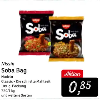 KONSUM Nissin Soba Bag Nudeln Angebot