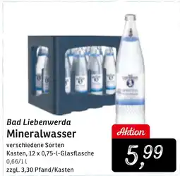 KONSUM Bad Liebenwerda Mineralwasser Angebot