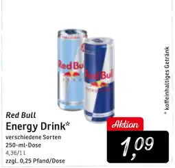 KONSUM Red Bull Energy Drink Angebot