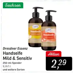 KONSUM Dresdner Essenz Handseife Mild & Sensitiv Angebot