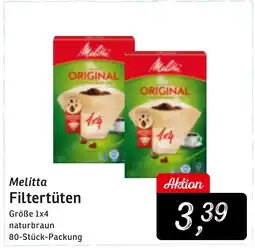 KONSUM Melitta Filtertüten Angebot