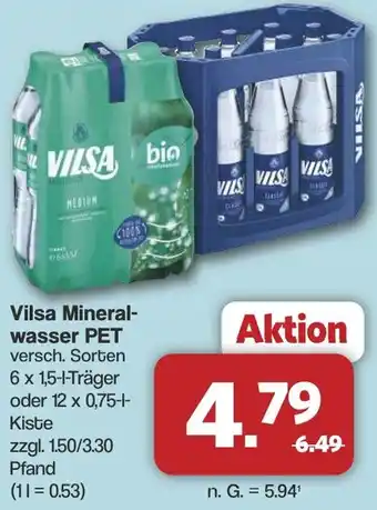 Famila Nord West Vilsa Mineralwasser PET Angebot