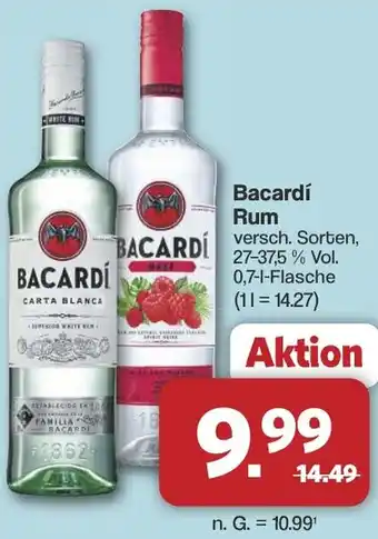 Famila Nord West Bacardí Rum Angebot