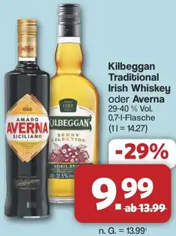 Famila Nord West Kilbeggan Traditional Irish Whiskey oder Averna Angebot