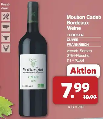 Famila Nord West Mouton Cadet Bordeaux Weine Angebot