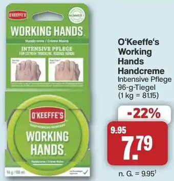 Famila Nord West O'Keeffe's Working Hands Handcreme Angebot