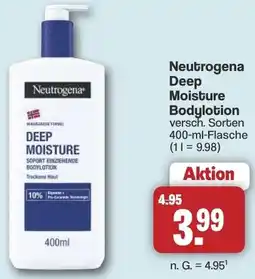 Famila Nord West Neutrogena Deep Moisture Bodylotion Angebot