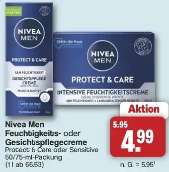 Famila Nord West Nivea Men Feuchtigkeits- oder Gesichtspflegecreme Angebot