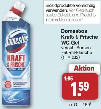 Famila Nord West Domestos Kraft & Frische WC Gel Angebot