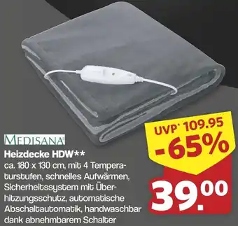 Famila Nord West MEDISANA Heizdecke HDW Angebot