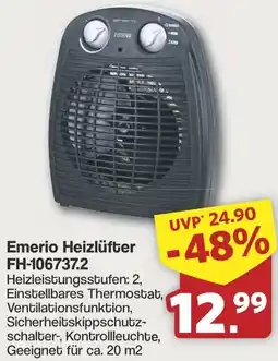Famila Nord West Emerio Heizlüfter FH-106737.2 Angebot