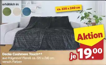 Famila Nord West Decke Cashmere Touch Angebot