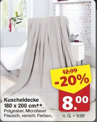 Famila Nord West Kuscheldecke 180 x 200 cm Angebot