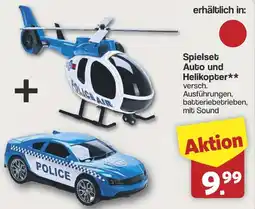 Famila Nord West Spielset Auto und Helikopter Angebot