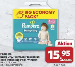 Famila Nord West Pampers Baby Dry, Premium Protection oder Pants Big Pack Windeln Angebot