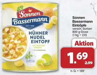 Famila Nord West Sonnen Bassermann Eintöpfe Angebot
