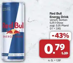 Famila Nord West Red Bull Energy Drink Angebot