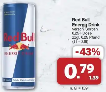 Famila Nord West Red Bull Energy Drink Angebot