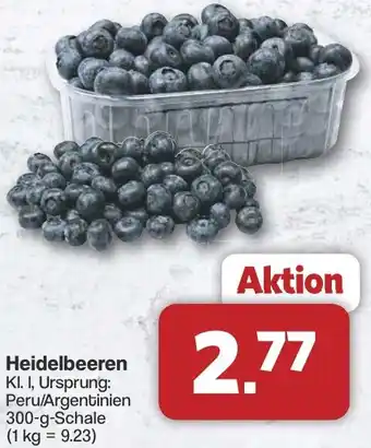 Famila Nord West Heidelbeeren Angebot