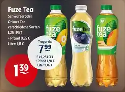 Getränke Hoffmann Fuze Tea Angebot