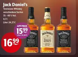 Getränke Hoffmann Jack Daniel's Tennessee Whiskey Angebot