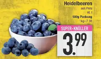 E-Center Heidelbeeren Angebot
